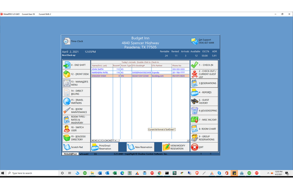 Shadow Writer Main Menu