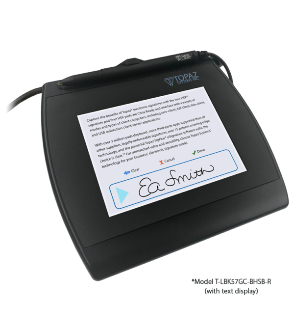 Topaz T-LBK57GC signature pad